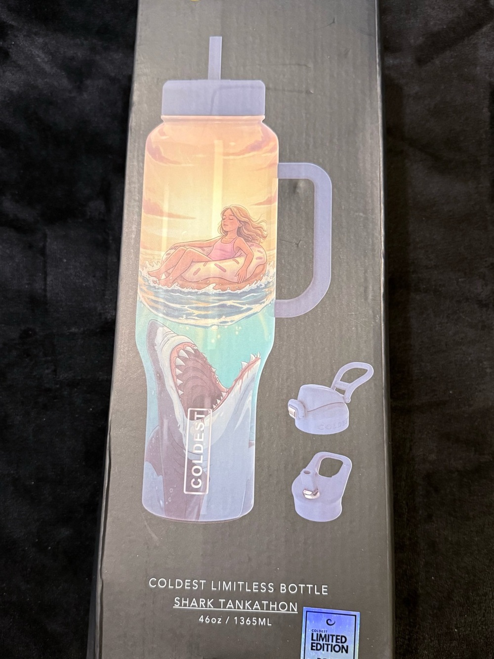 Coldest Limitless Bottle - Shark Tankathon Artwork in Lavender